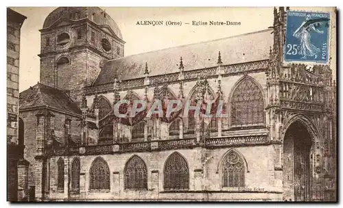 Ansichtskarte AK Alencon Eglise Notre Dame