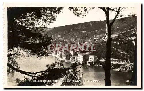 Cartes postales Villefranche Sur Mer A travers Les Pins