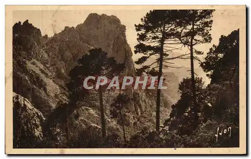 Cartes postales Piana Vue Generale des Calanche Corse Corsica