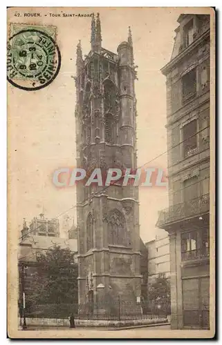 Cartes postales Rouen Tour Saint Andre