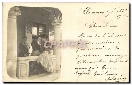 CARTE PHOTO Clamoron 1910