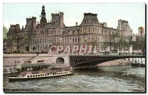 Ansichtskarte AK Paris L&#39Hotel Du Ville Peniche