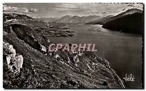 Cartes postales Le Lac Et Aix Les Bains Chaine De Belledonne De La Chambotte