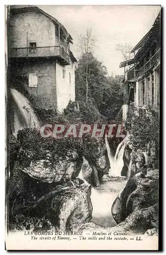 Cartes postales Les Gorges Du Sierroz Moulins et Cascades