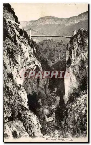 Cartes postales Environs D&#39Aix les Bains Le Pont de l&#39Abime