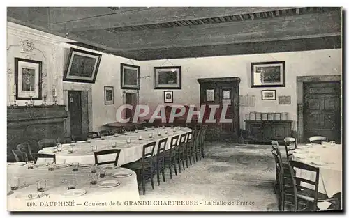 Cartes postales Dauphine Couvent de la Grande Chartreuse la Salle de France