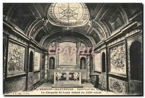 Cartes postales Grande Chartreuse Interieur du La Chapelle St Louis datant du Siecle