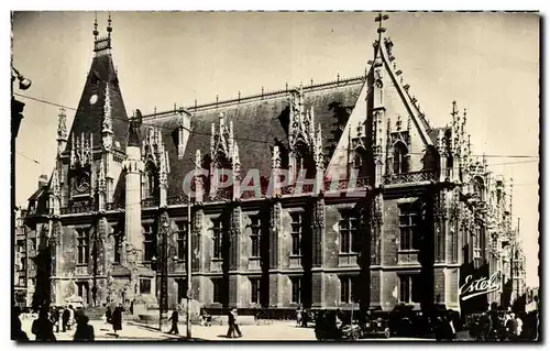 Ansichtskarte AK Rouen Palais de Justice et Monument aux Morts