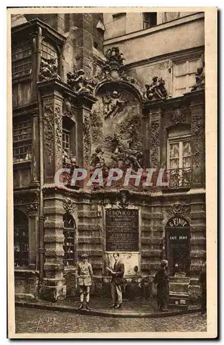 Cartes postales Rouen Fontaine Monumentale Rue de la Grosse Horloge