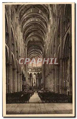 Cartes postales Rouen Interieur de la Cathedrale