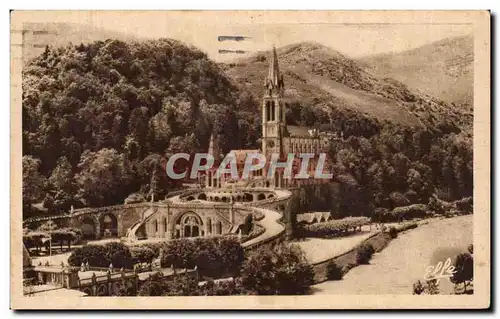 Ansichtskarte AK Lourdes Vus Sur Le Gave Et La Basilique