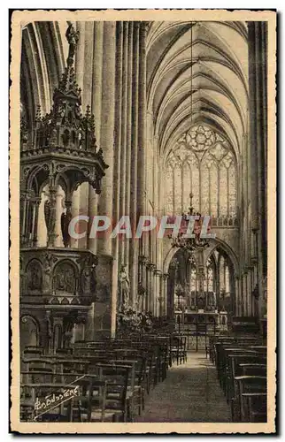 Cartes postales Dol Cathedrale La Grande Nef