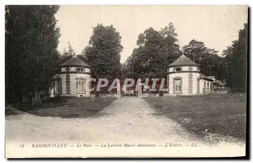 Ansichtskarte AK Rambouillet Le Parc La Laiterie Marie Antoinette L&#39Entree