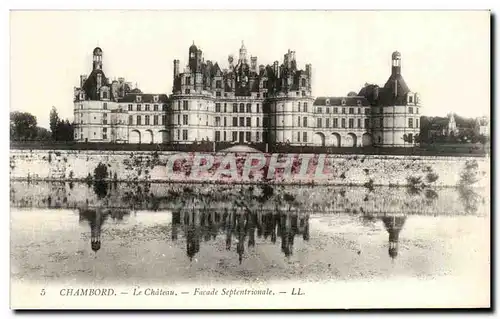 Ansichtskarte AK Chambord Le chateau Facade Septentrionale