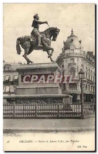 Cartes postales Orleans Statue De Jeanue d&#39Arc Par Foyatier