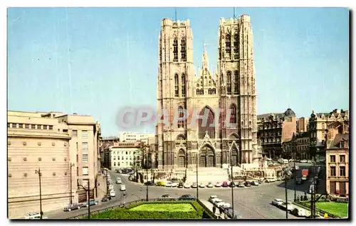 Cartes postales moderne Bruxelles Cathedrale Saint Michel