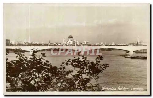 Cartes postales Waterloo Bridge London