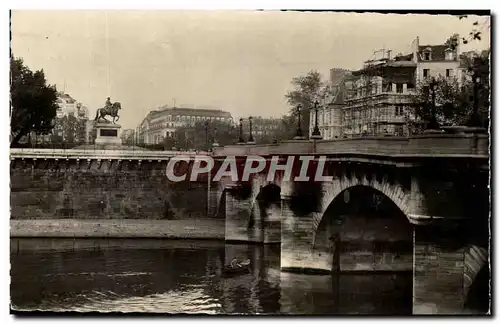 Ansichtskarte AK Paris Le Pont Neuf Vu De La Berge De La Seine