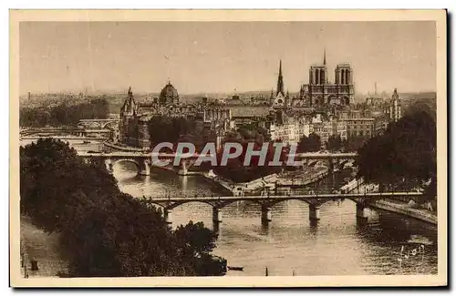 Cartes postales Paris Et Flanant La Cite Notre Dame