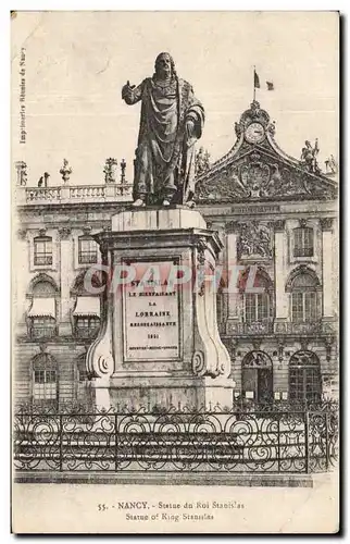 Cartes postales Nancy Statue du Roi Stanislas