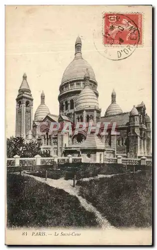 Cartes postales Paris Le Sacre Coeur Montmartre