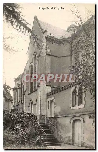 Cartes postales Chapelle et Crypte