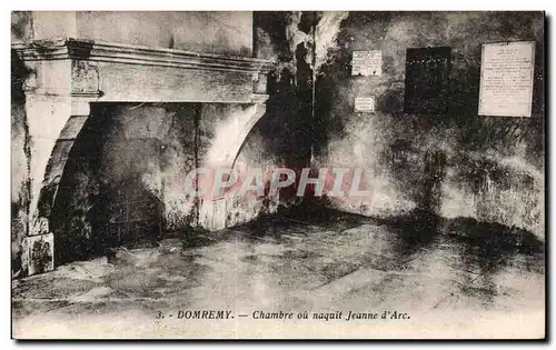 Cartes postales Domremy Chambre ou naquit Jeanne d'Arc
