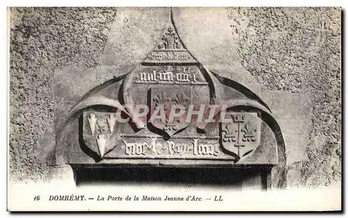 Cartes postales Domremy La Porte de la Maison Jeanne D'Arc