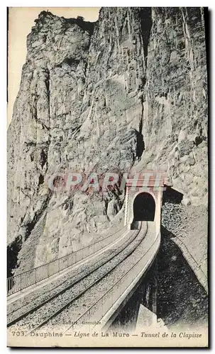 Cartes postales Dauphine Ligne de la Mure Tunnel de la Clapisse