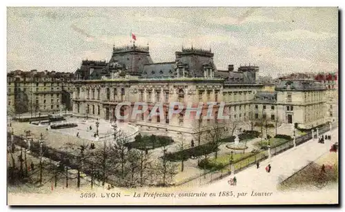 Ansichtskarte AK Lyon La Prefecture construite en 1885 par Louvier