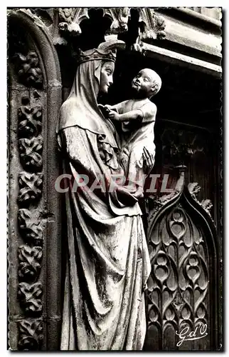 Cartes postales moderne L&#39Auvergne Riom Eglise du Marthuret La Vierge a I&#39Oiseau