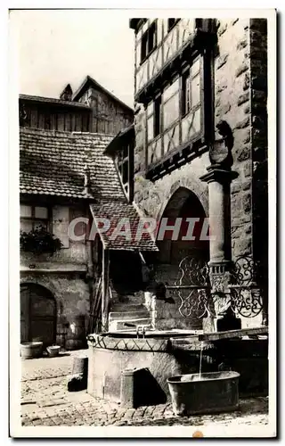 Cartes postales La Belle Alsace Riquewihr La fontaine et la porte haute