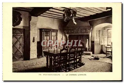 Cartes postales Haut Koenigsbourg La Chambre Lorraine