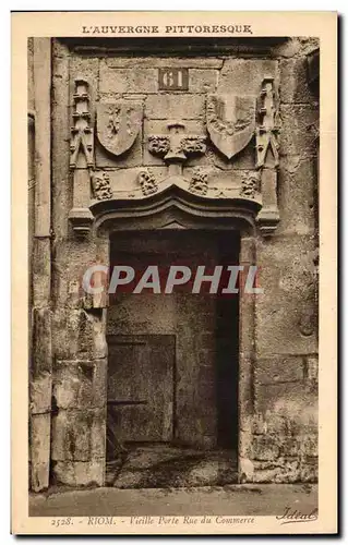 Cartes postales Riom Vieille Porte Rue Du Commerce