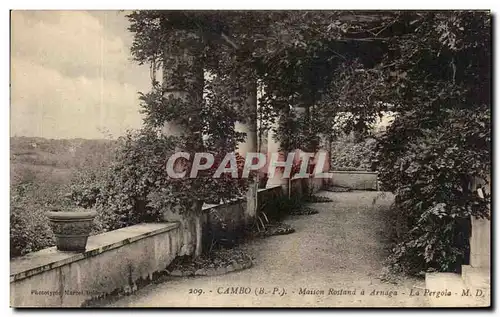 Cartes postales Cambo Maison Rostand A Arnaga La Pergola