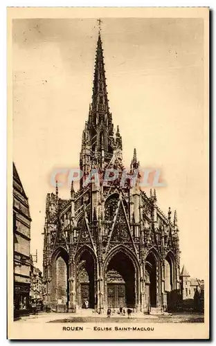 Cartes postales Rouen Eglise Saint Maclou