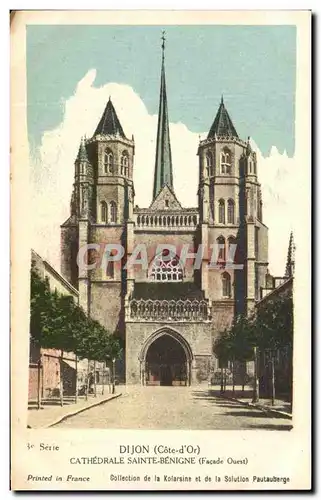 Ansichtskarte AK Dijon Cathedrale Saint Benigne