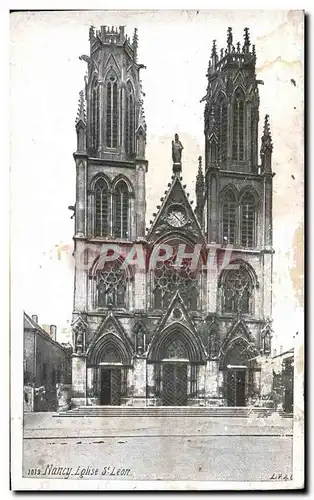 Ansichtskarte AK Nancy Eglise St Leon publicite lait d&#39Appenzell