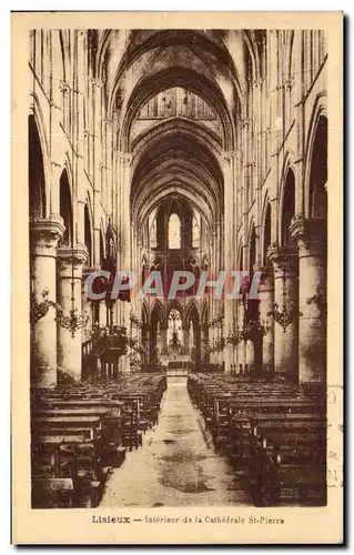 Ansichtskarte AK Lisieux interieur de la Cathedrale St Pierre