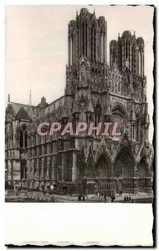 Cartes postales Reims La Cathedrale prise avant 1914