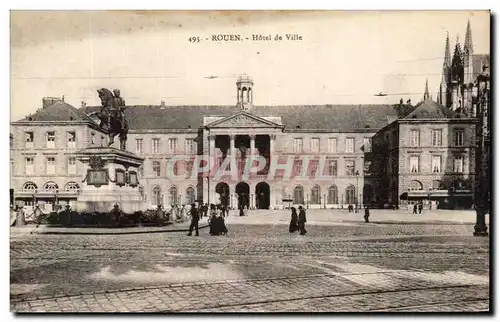 Cartes postales Rouen Hotel De Ville