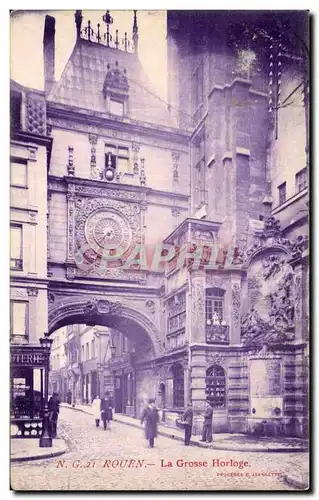 Cartes postales Rouen La Grosse Horloge