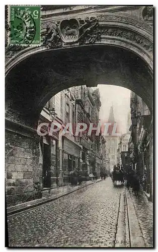 Cartes postales Roue La rue de la grosse horloge