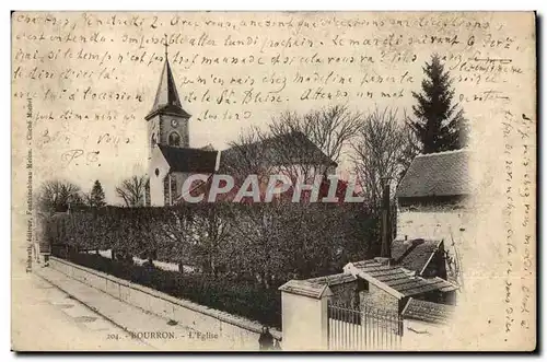 Cartes postales Bourron L&#39eglise