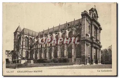 Cartes postales Chalons Sur Marne La cathedrale