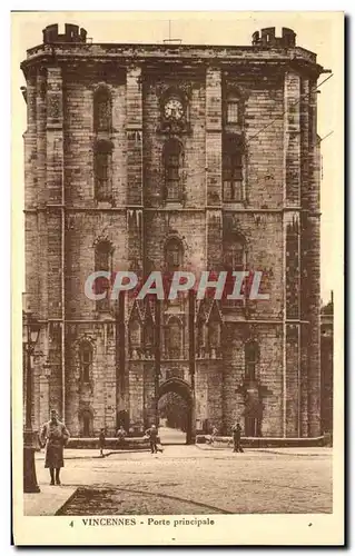 Cartes postales Vincennes Porte Principale