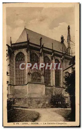 Cartes postales Riom La Sainte Chaelle