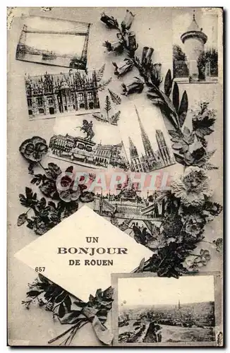 Cartes postales Un Bonjour de Rouen