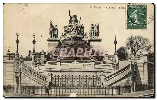 Cartes postales Rouen Fontaine