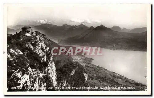 Ansichtskarte AK Le Telepherique de Veyrier et Vue generale Sur le Lac D&#39Annecy